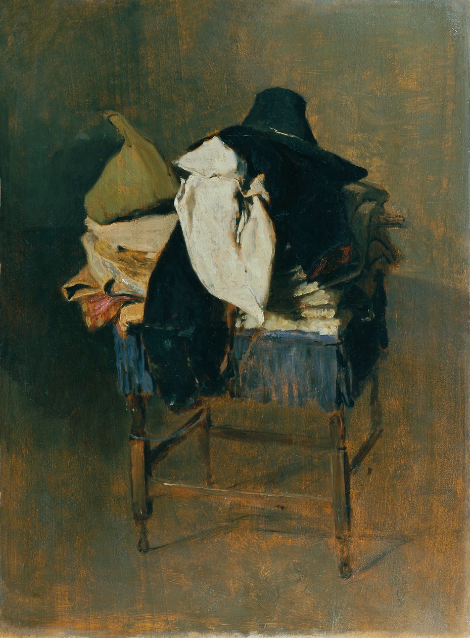 Bir sandalyede kostümler by Franz Rumpler