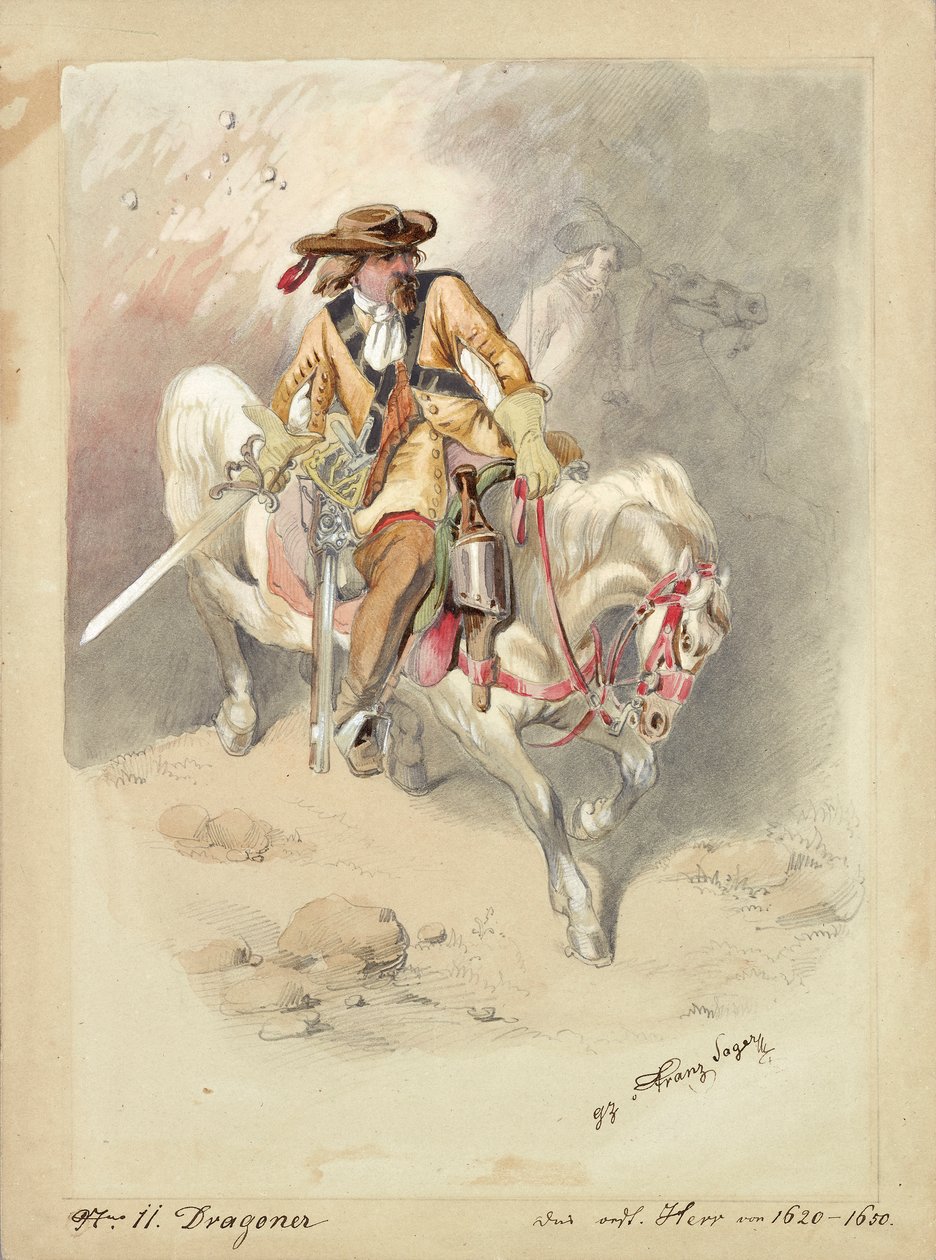 Beyaz atlı ejderhalar by Franz Sager