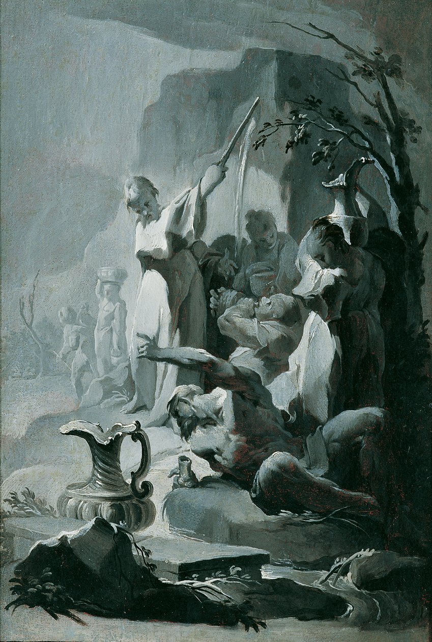 Çeşme mucizesi Musa by Franz Sigrist d. Ä.
