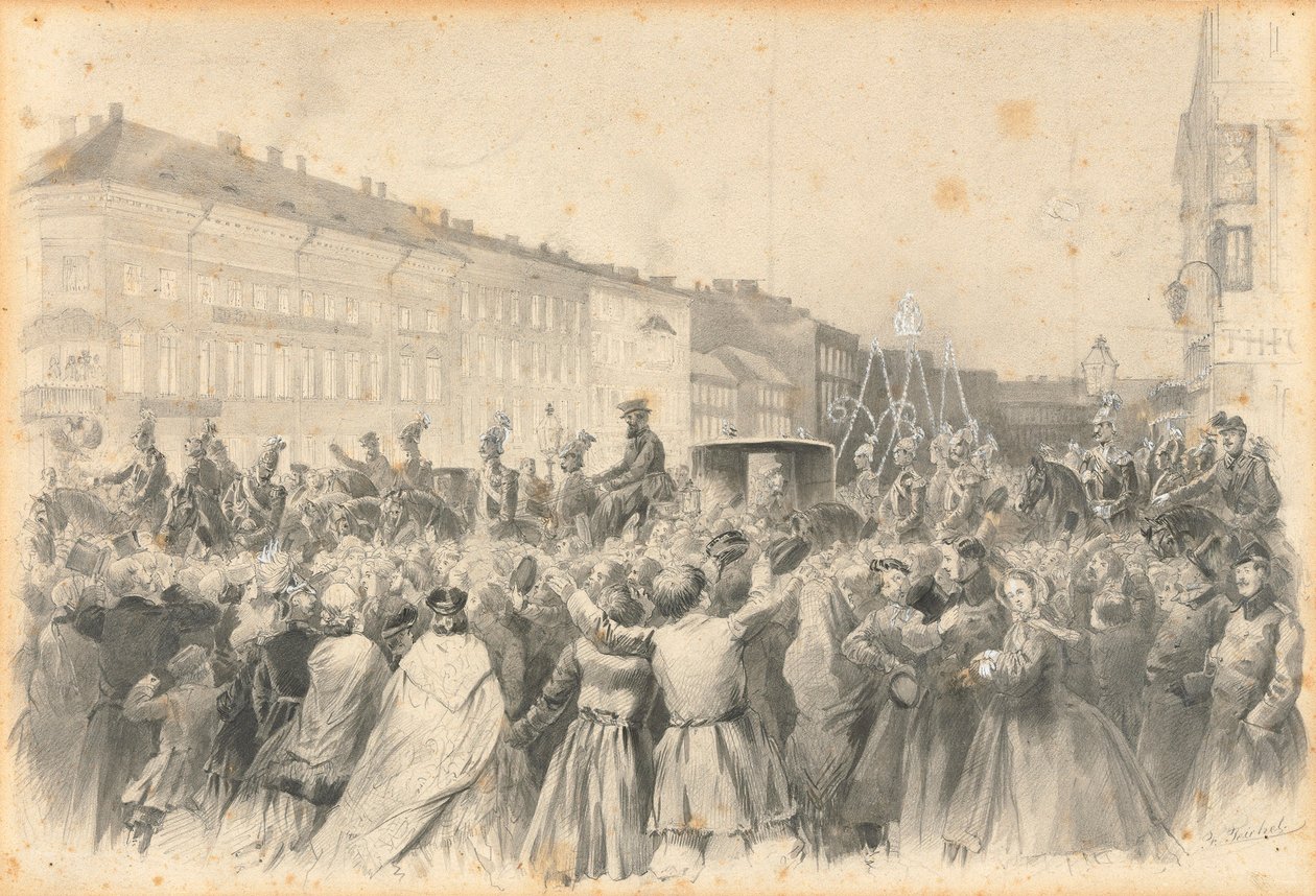 Alexander II alayı, 1862. by Franz Teichel