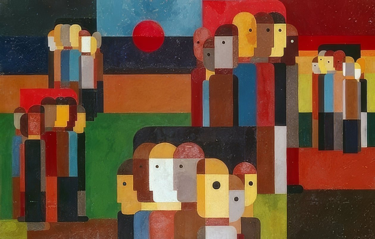 Alman Köylü Savaşı. 1932 by Franz Wilhelm Seiwert