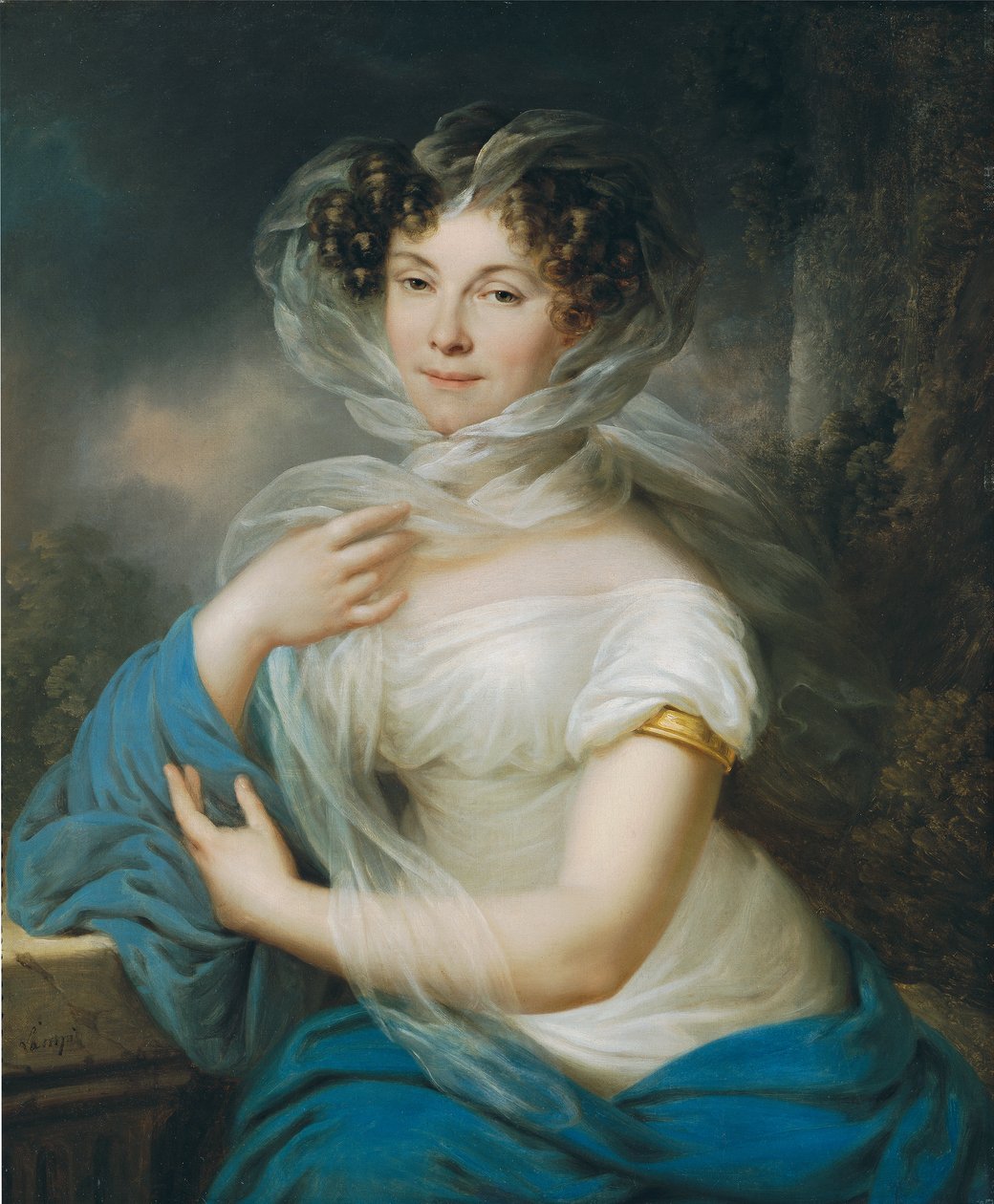 bir bayanın portresi by Franz Xaver Ferdinand von Lampi