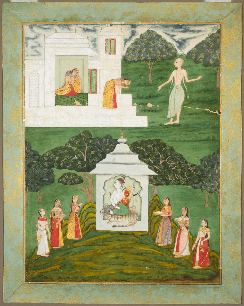Shiva'ya ibadet by Franz Xaver Habermann