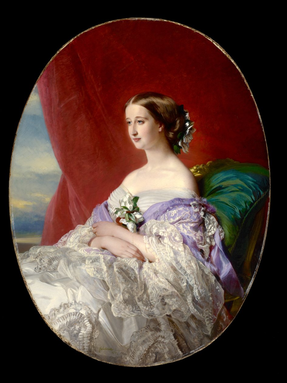İmparatoriçe Eug Nie, 1854 by Franz Xaver Winterhalter