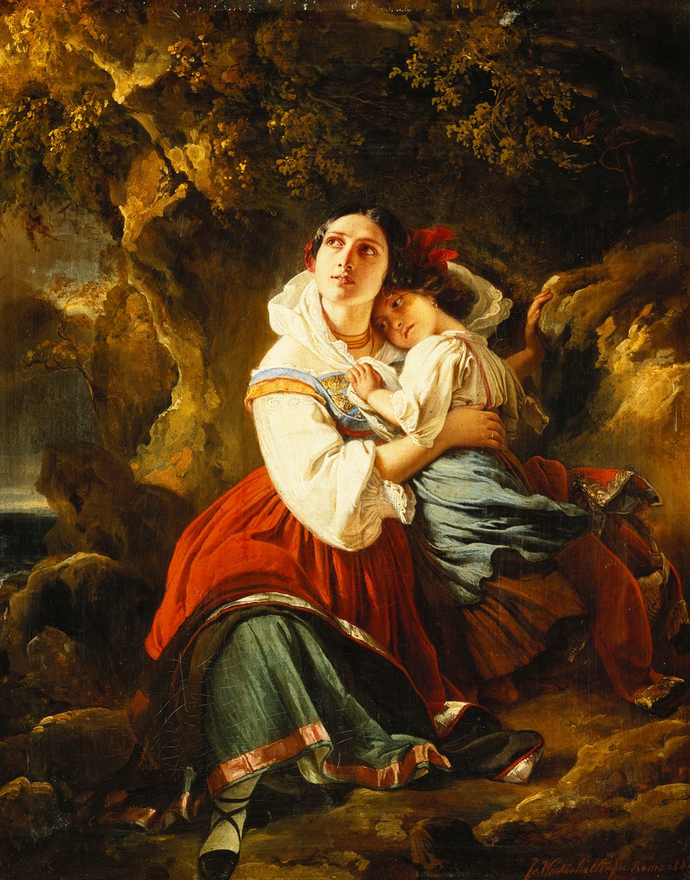 Yaklaşan Fırtına, 1834 by Franz Xaver Winterhalter
