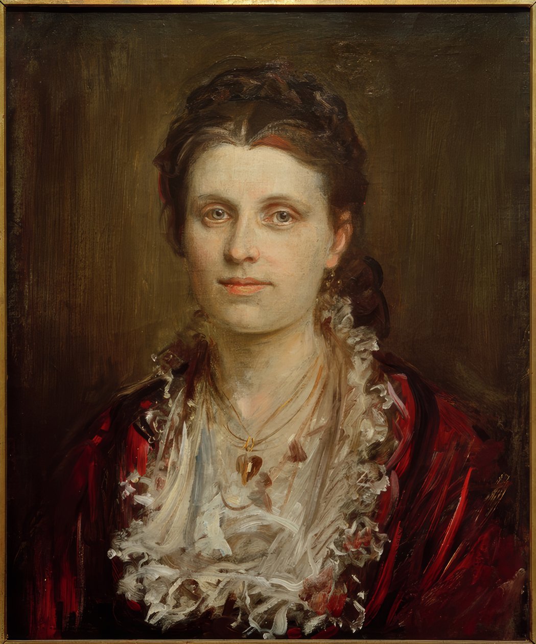 Bir bayanın portresi by Franz von Lenbach