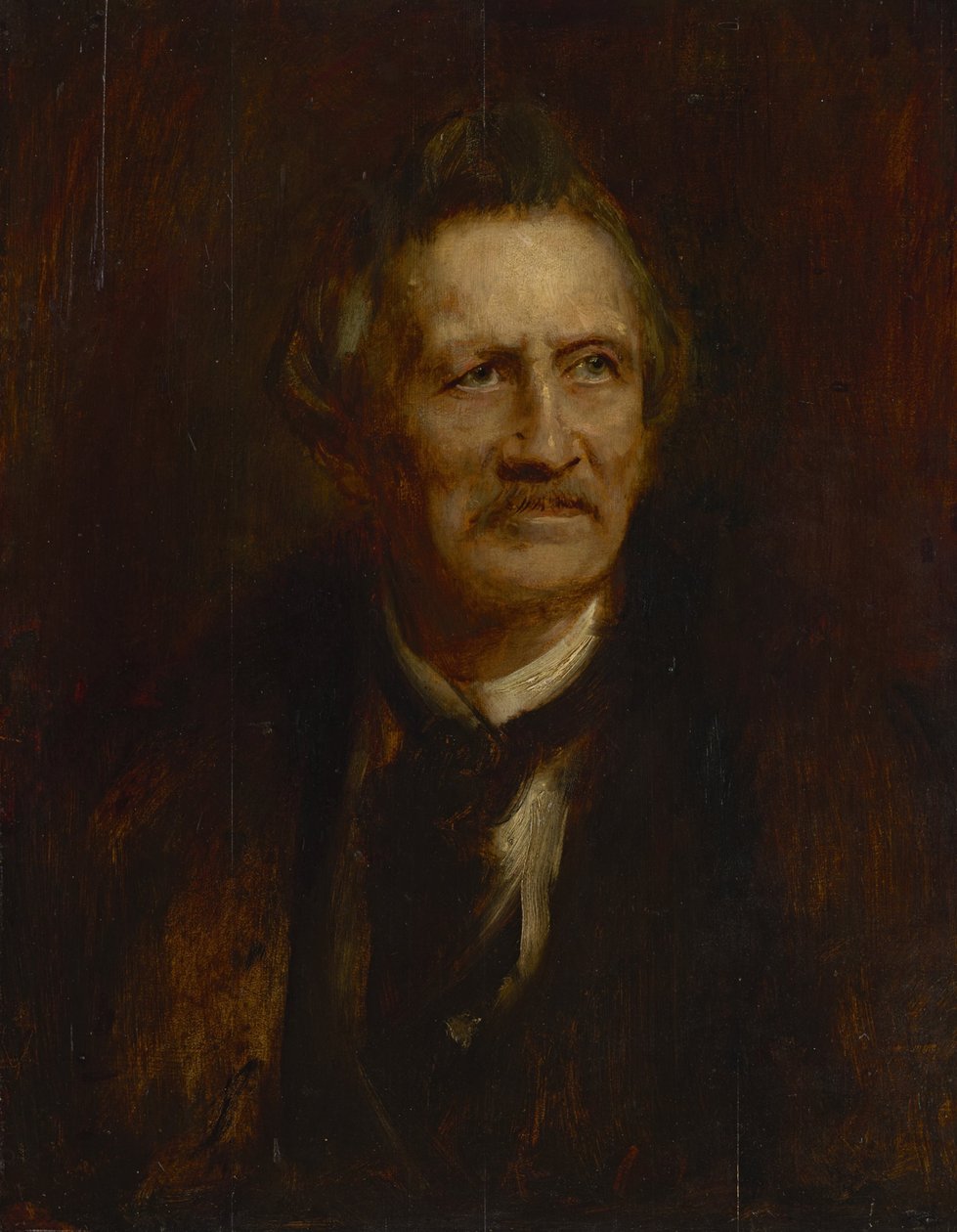 Gottfried Semper by Franz von Lenbach