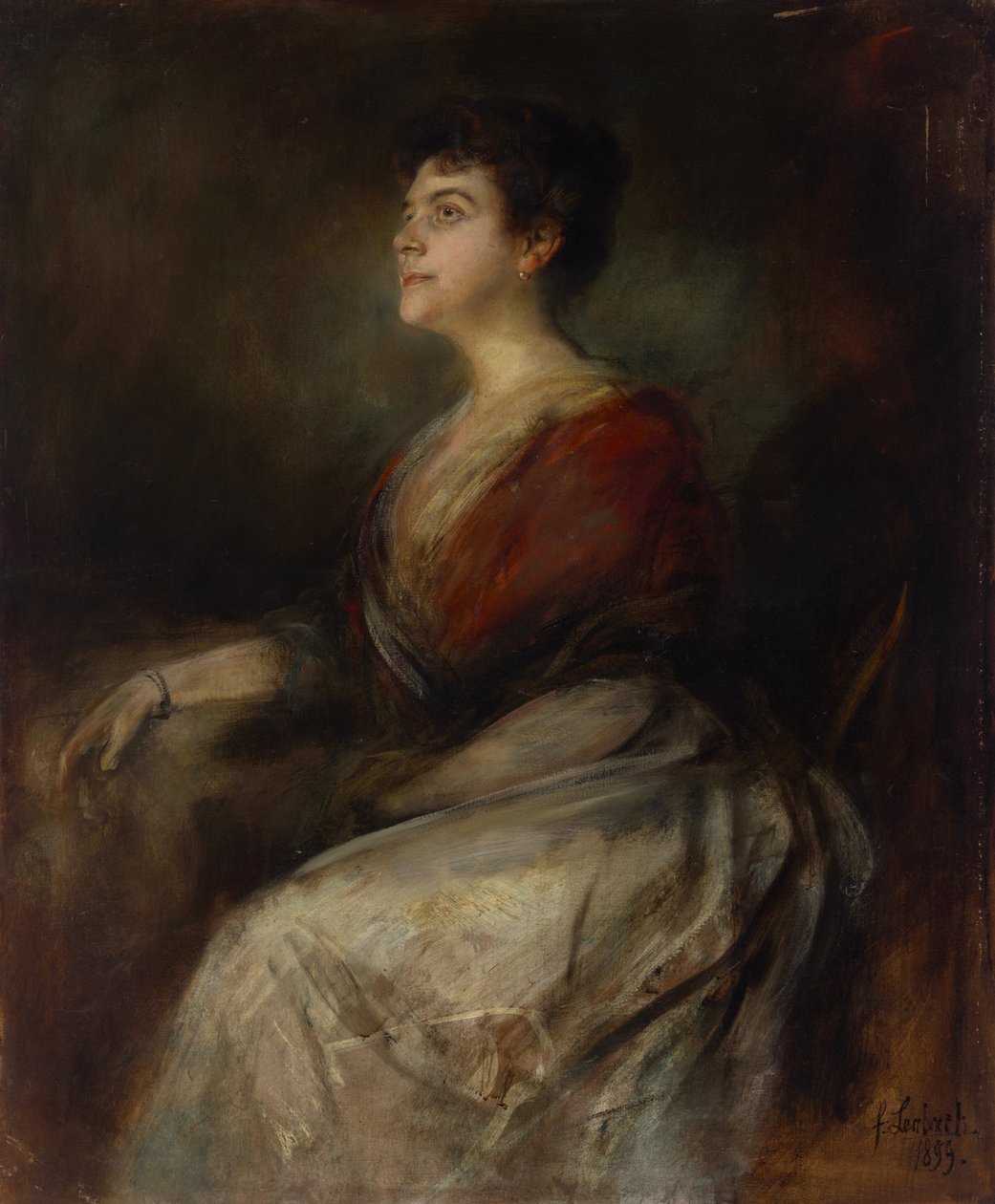 Harriet von Bleichroeder by Franz von Lenbach