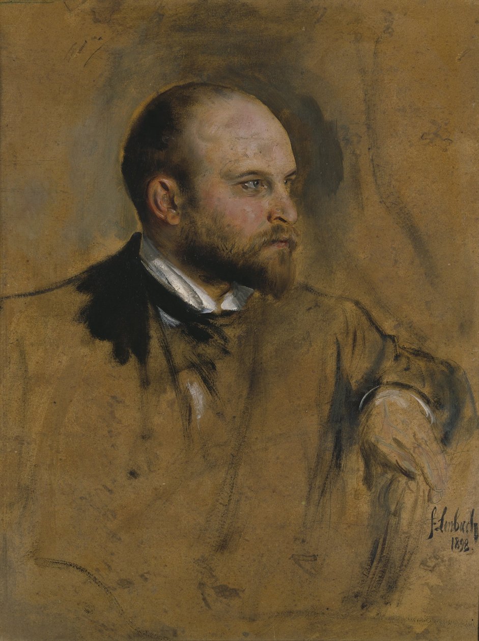 Josef Hösl by Franz von Lenbach