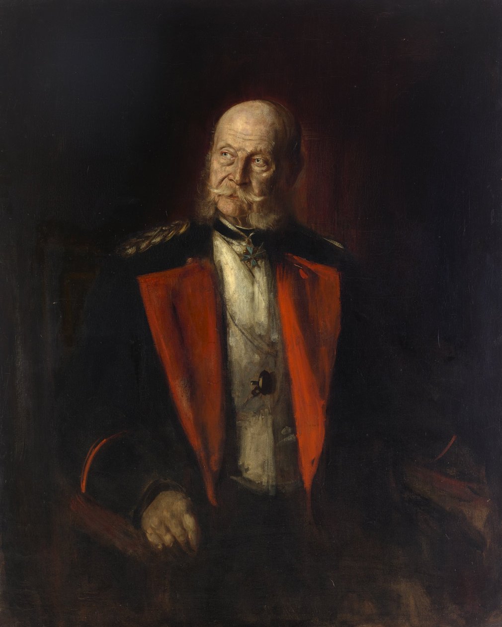 Kayzer Wilhelm İ. by Franz von Lenbach