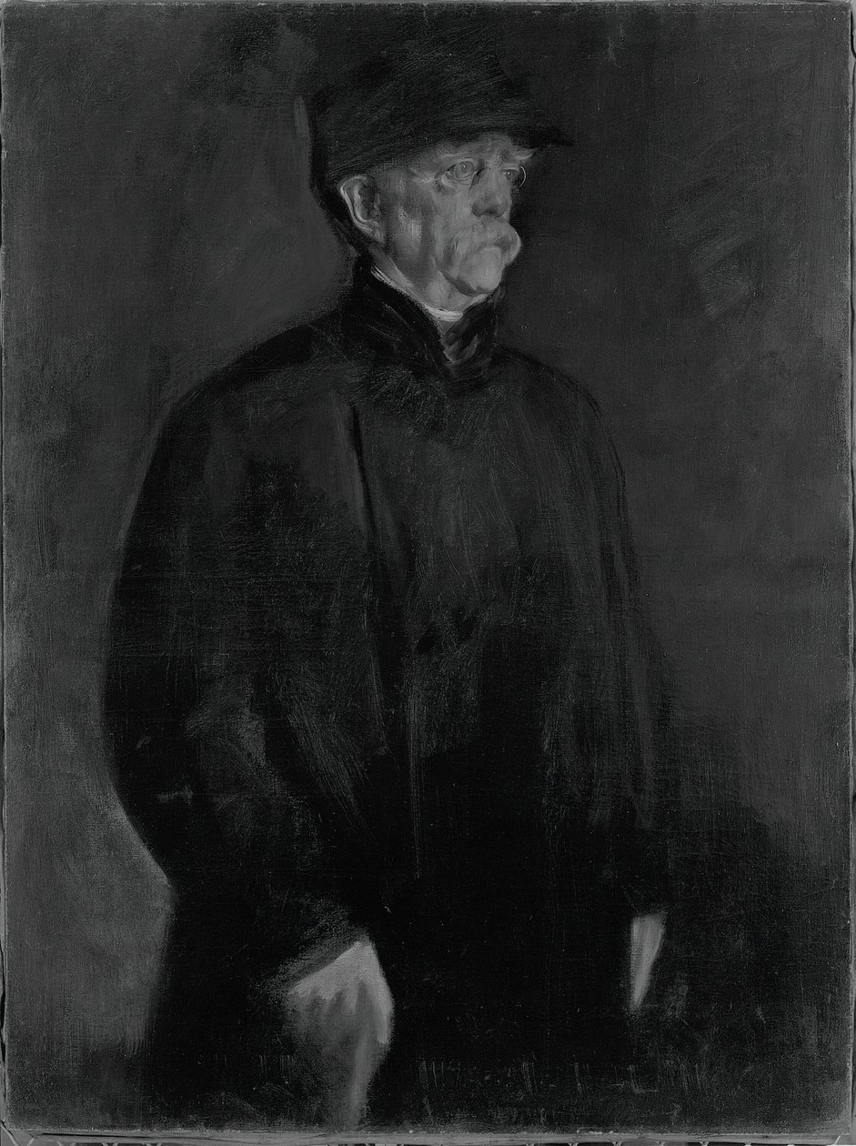 Prens Otto von Bismarck, 1896. by Franz von Lenbach