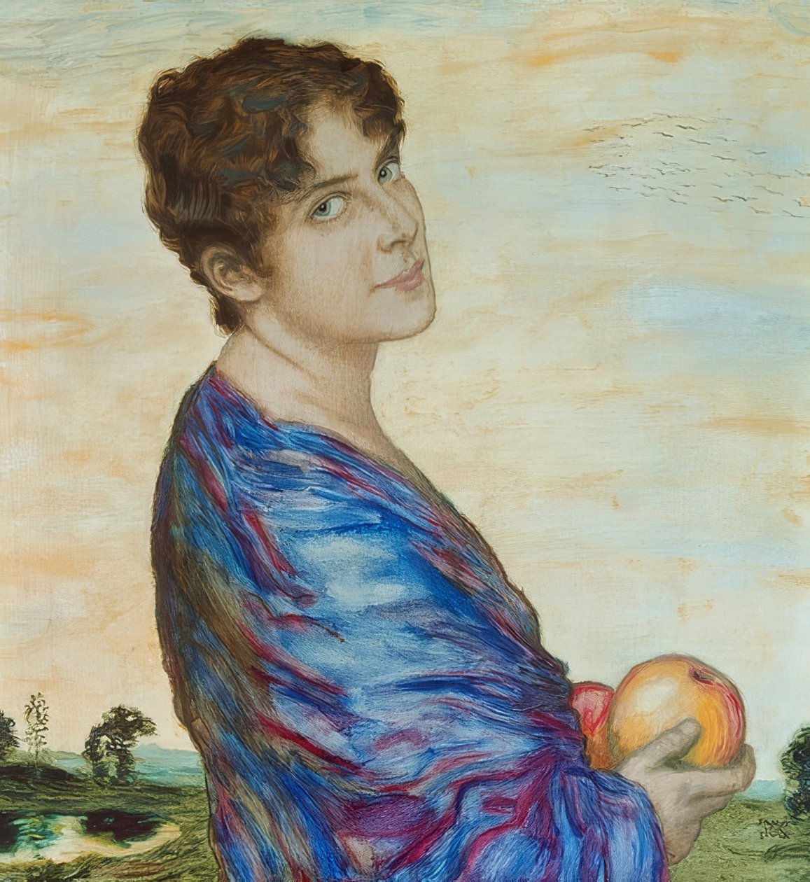 Bayan Stuck portresi by Franz von Stuck