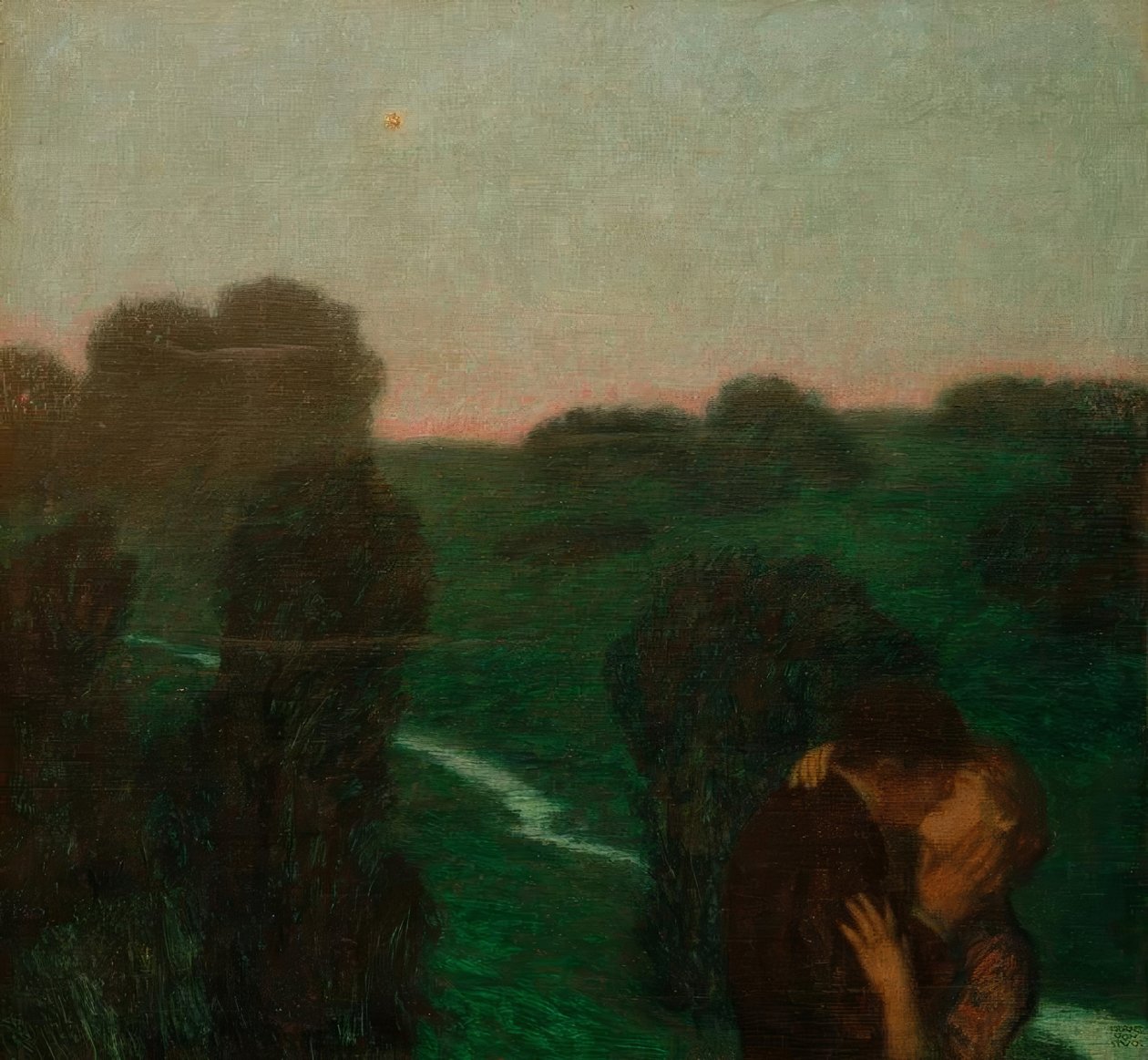 akşam yıldızı by Franz von Stuck
