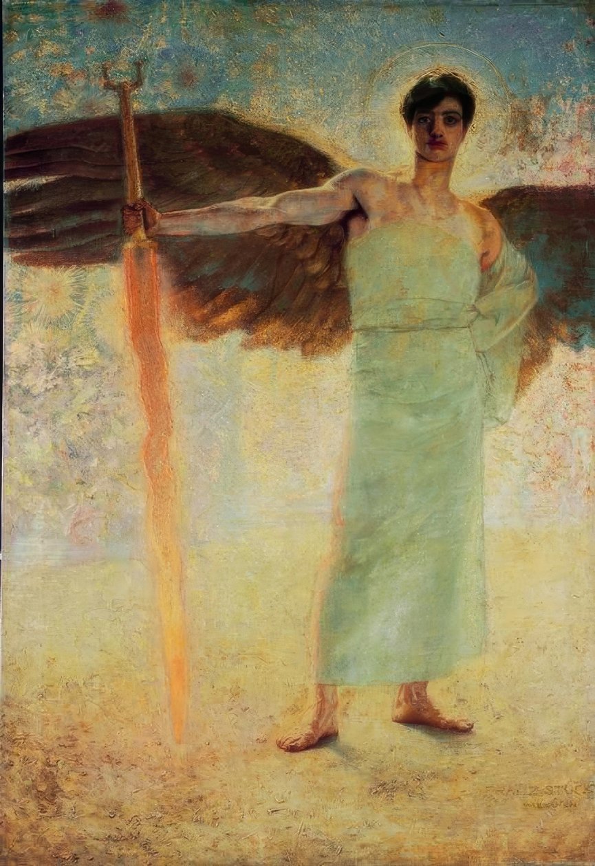 Cennet Muhafızı by Franz von Stuck