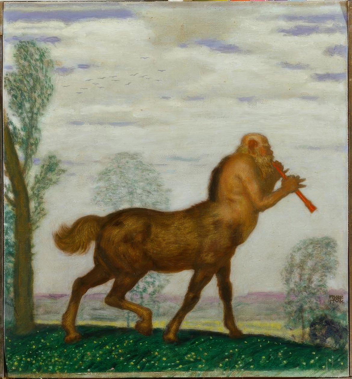 F.v. Sıva, yay by Franz von Stuck