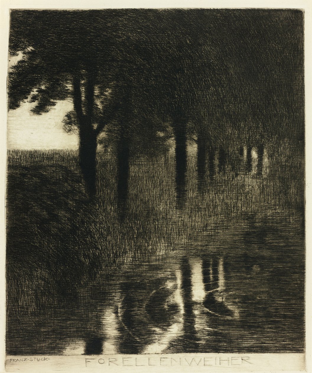 Alabalık Havuzu by Franz von Stuck