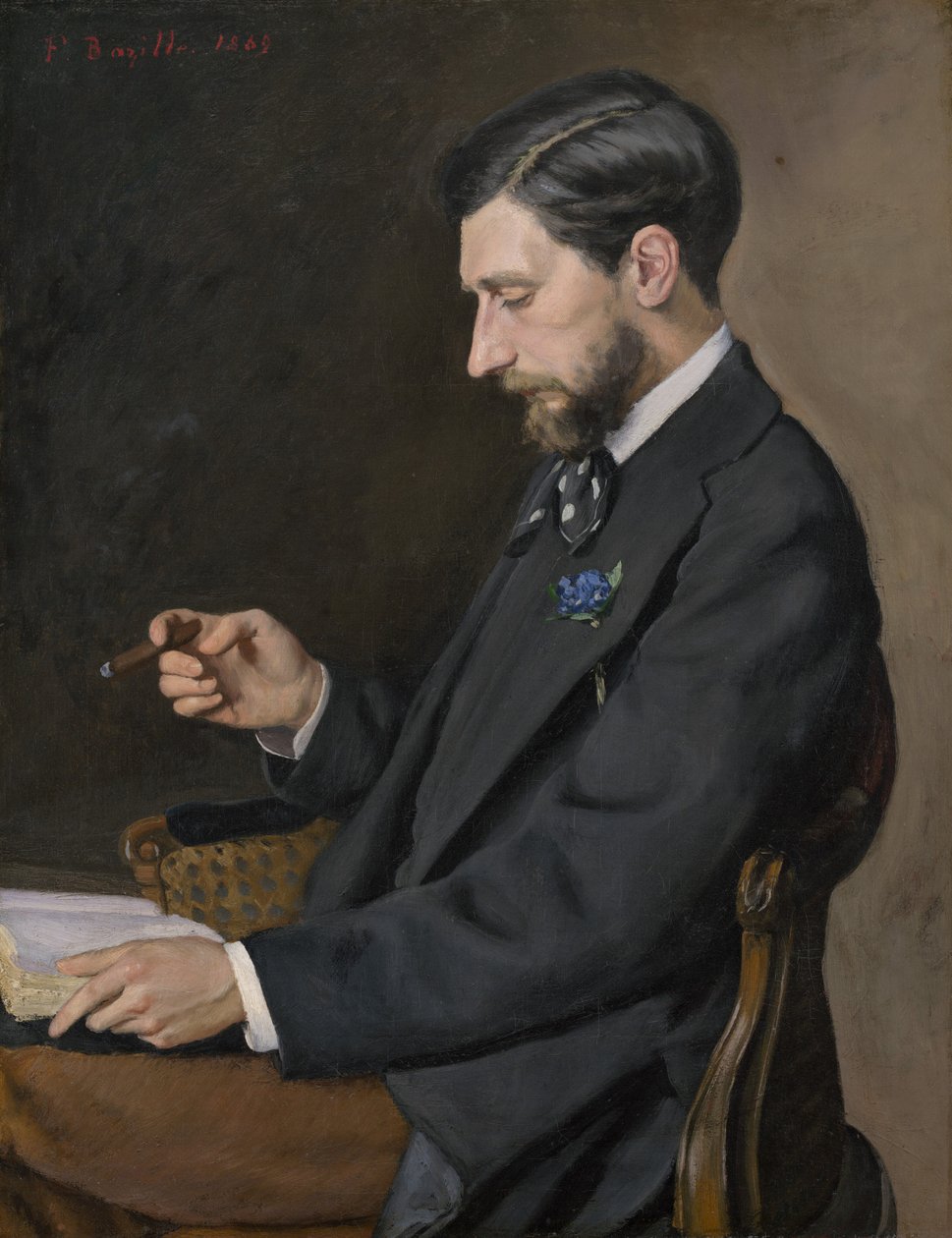 Edmond Usta by Frédéric Bazille