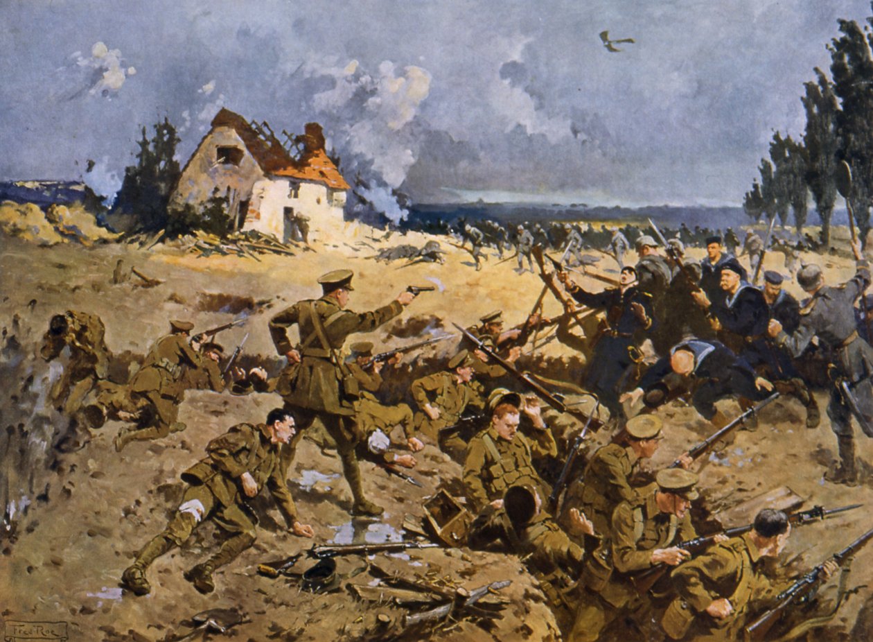 Sekizinci Mayıs (tuval üzerine yağlı boya) by Fred Roe