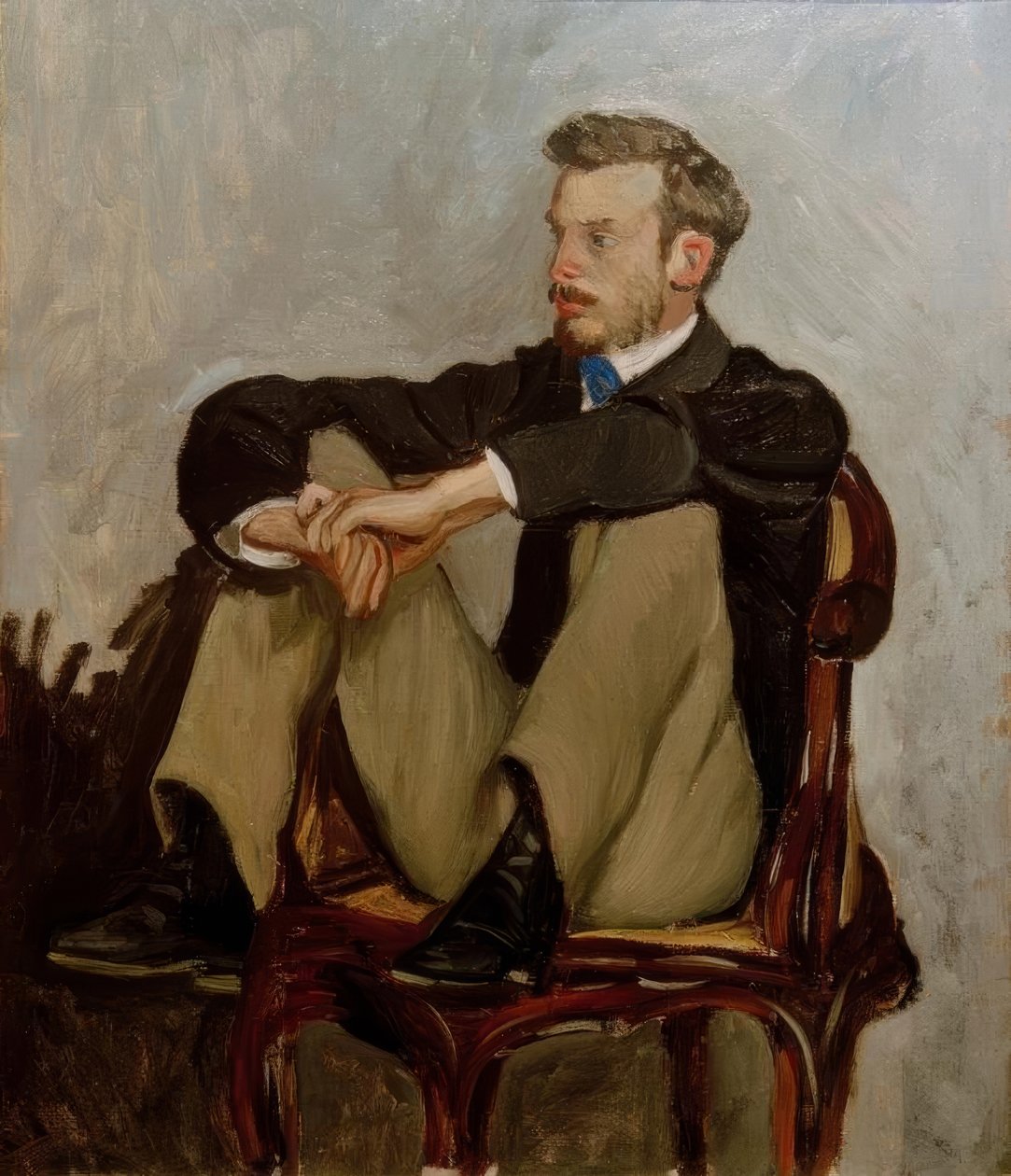 Pierre-Auguste Renoir by Jean Frederic Bazille