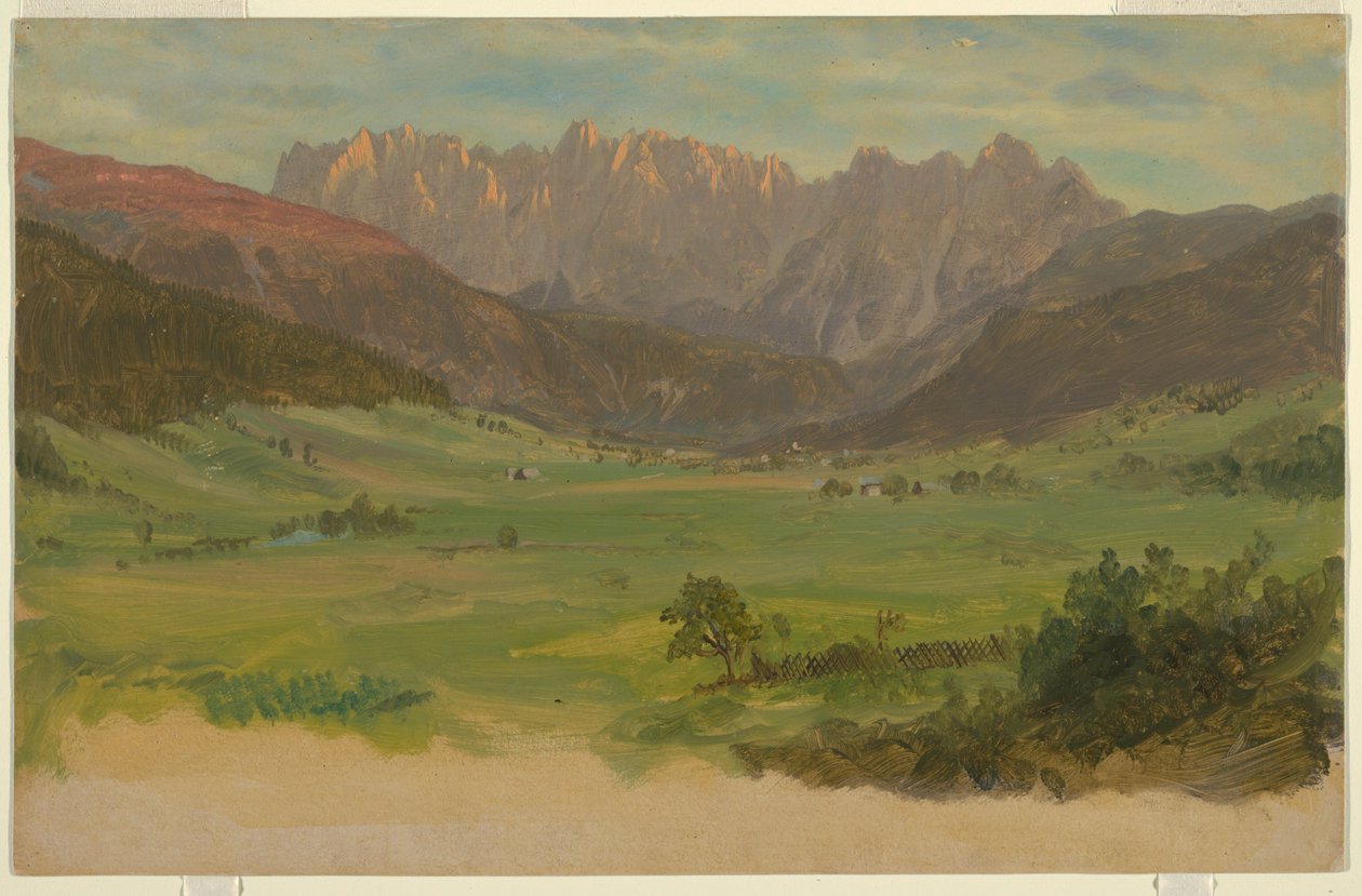 Alp manzarası by Frederic Edwin Church