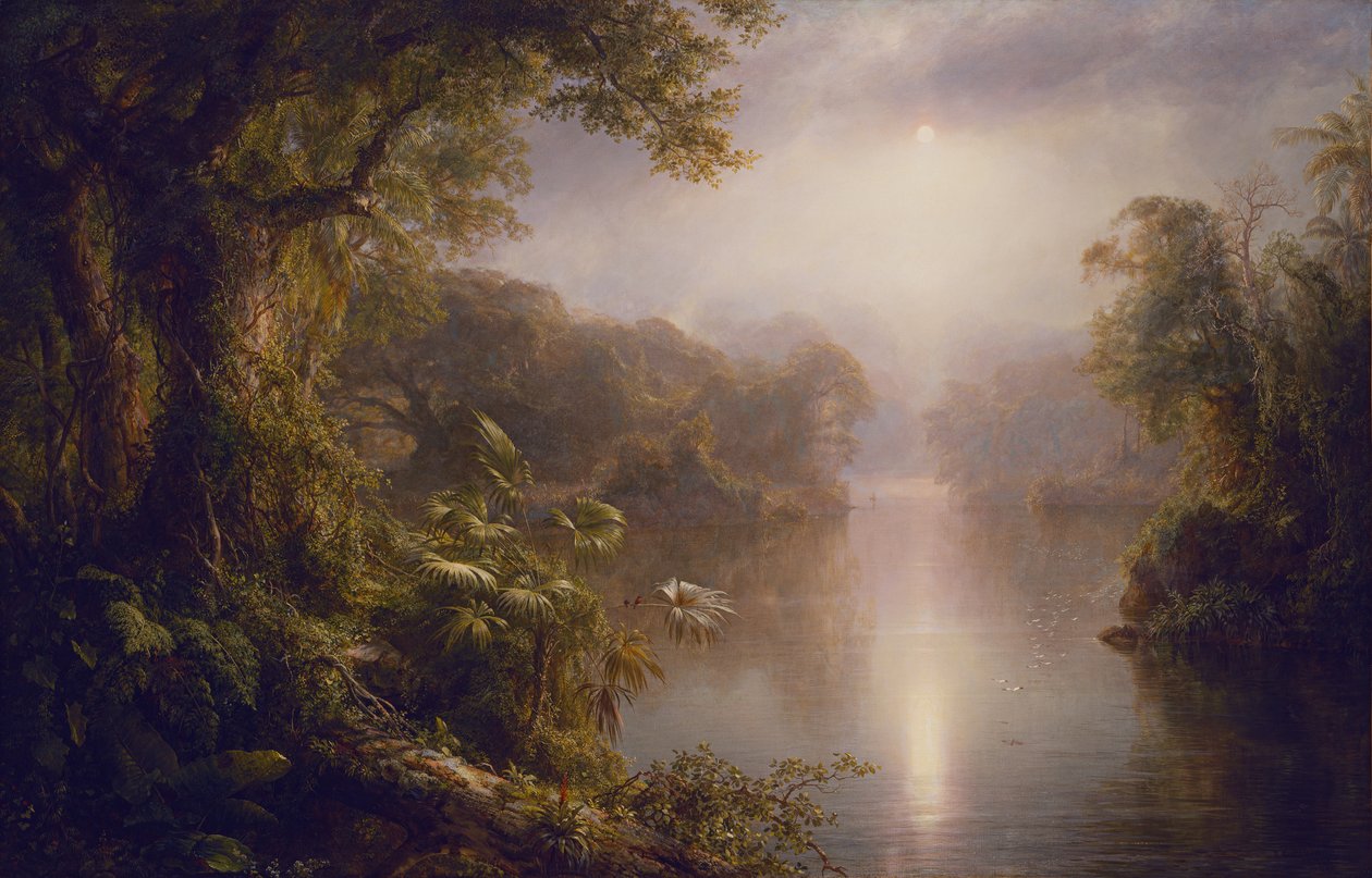 El Rio de Luz Işık Nehri by Frederic Edwin Church