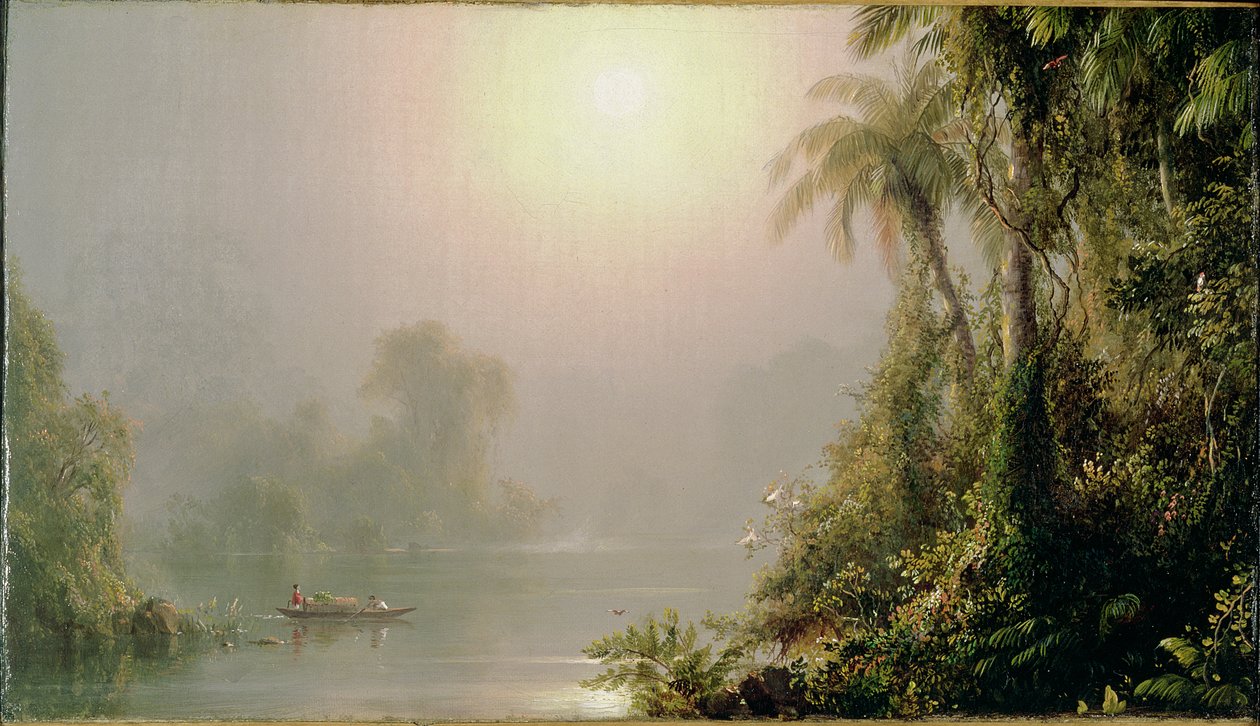 Tropiklerde Sabah, 1858 dolayları by Frederic Edwin Church