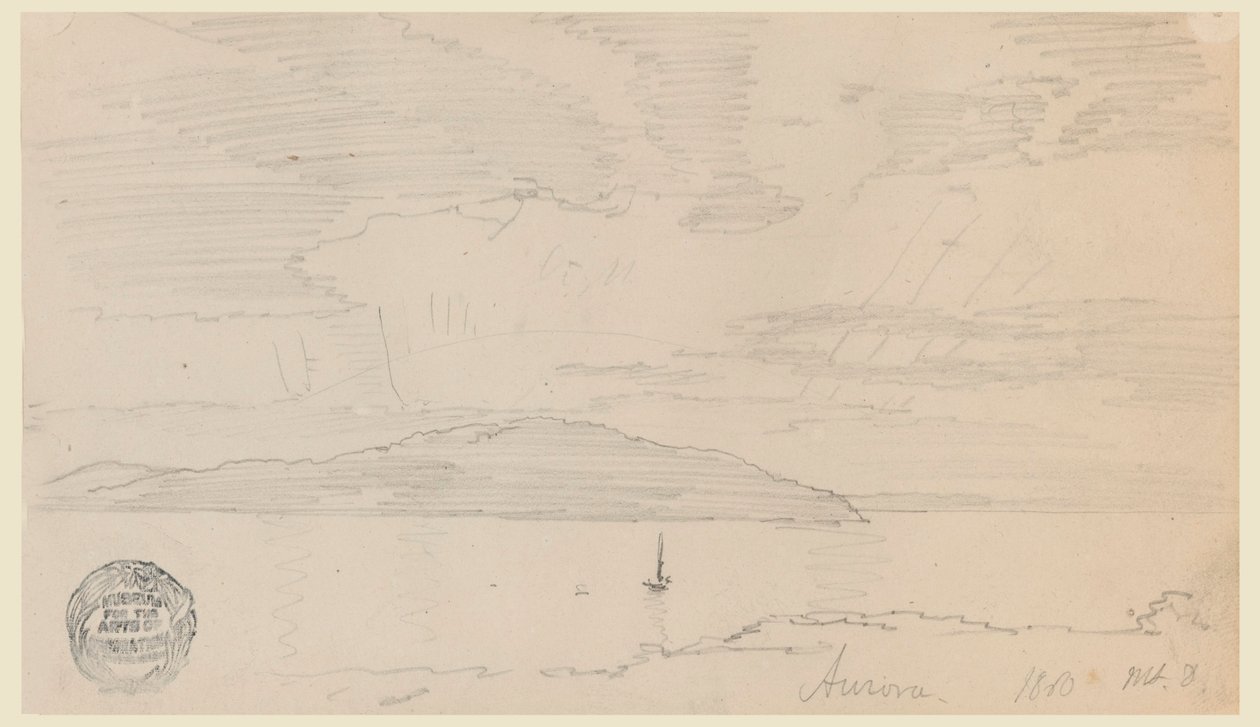 Aurora, Mount Desert Adası by Frederic Edwin Church