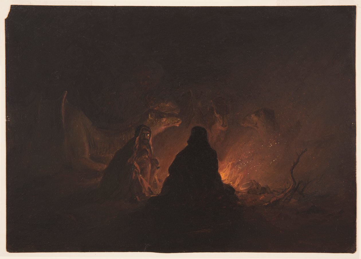 Geceleri Kampta Bedeviler by Frederic Edwin Church