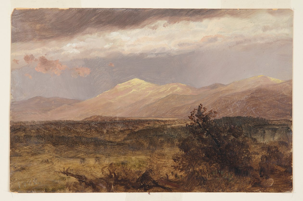 gün batımında kedi becerileri by Frederic Edwin Church