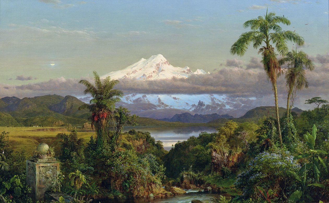 Çayambe, 1858 by Frederic Edwin Church