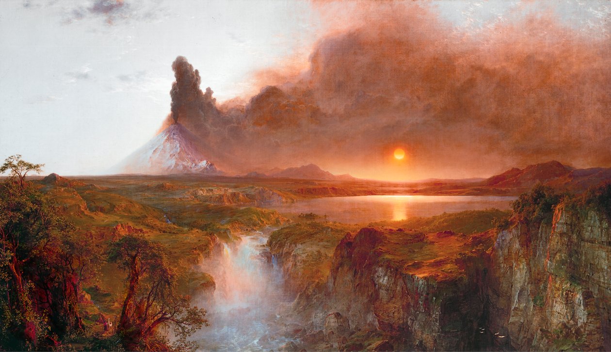 Kotopaksi, 1862 by Frederic Edwin Church