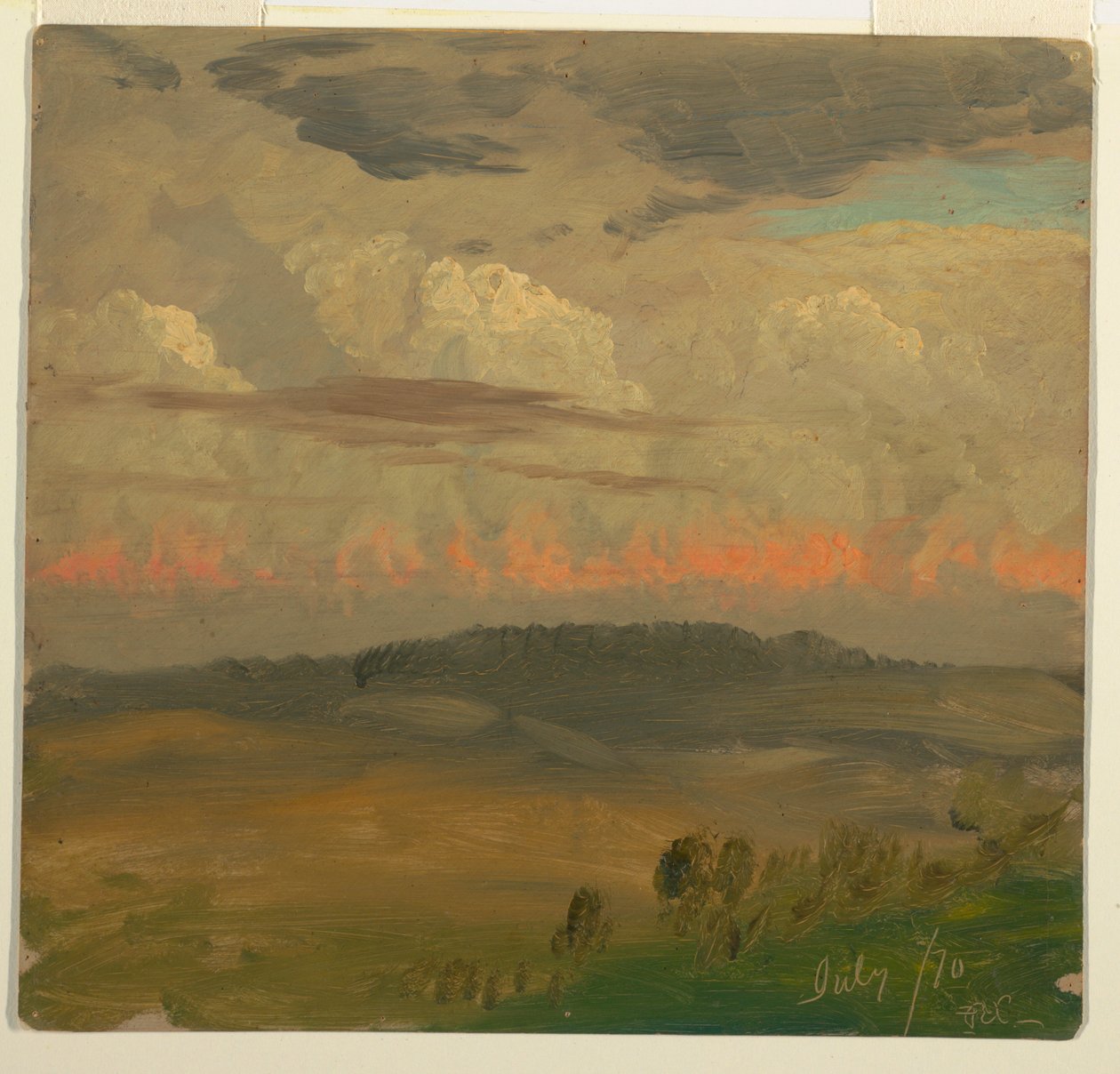 Manzara, Hudson Vadisi by Frederic Edwin Church