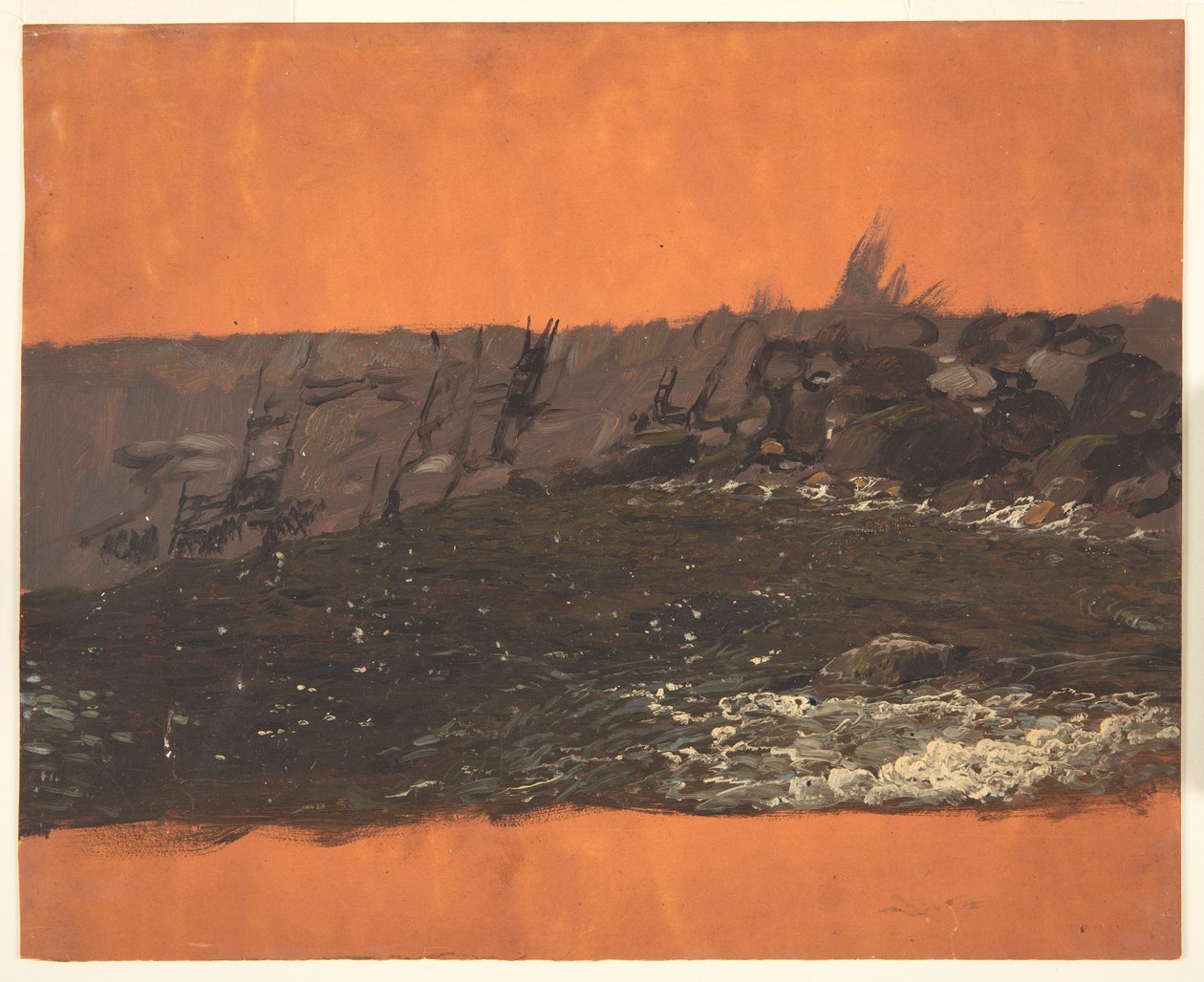 Maine Sahili by Frederic Edwin Church