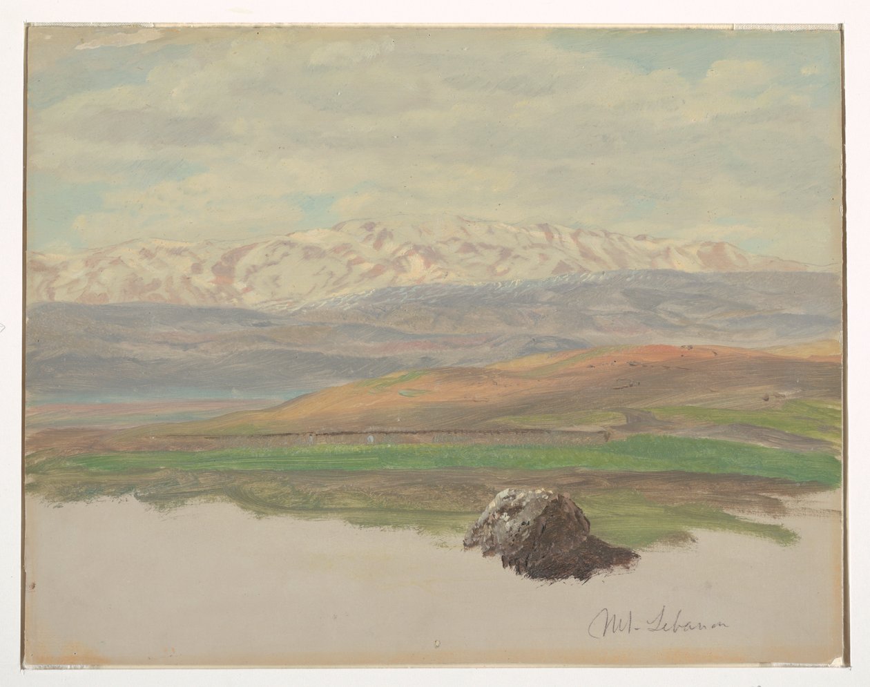 Lübnan Dağı by Frederic Edwin Church