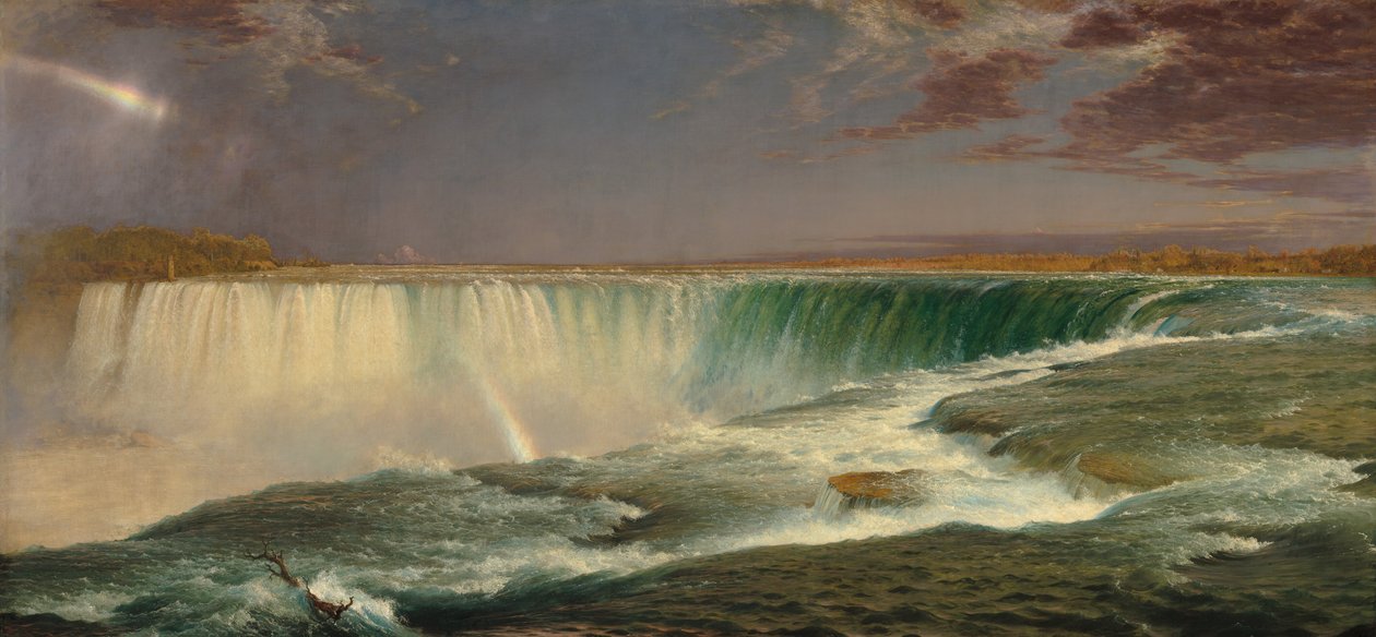 Niagara, 1857. by Frederic Edwin Church
