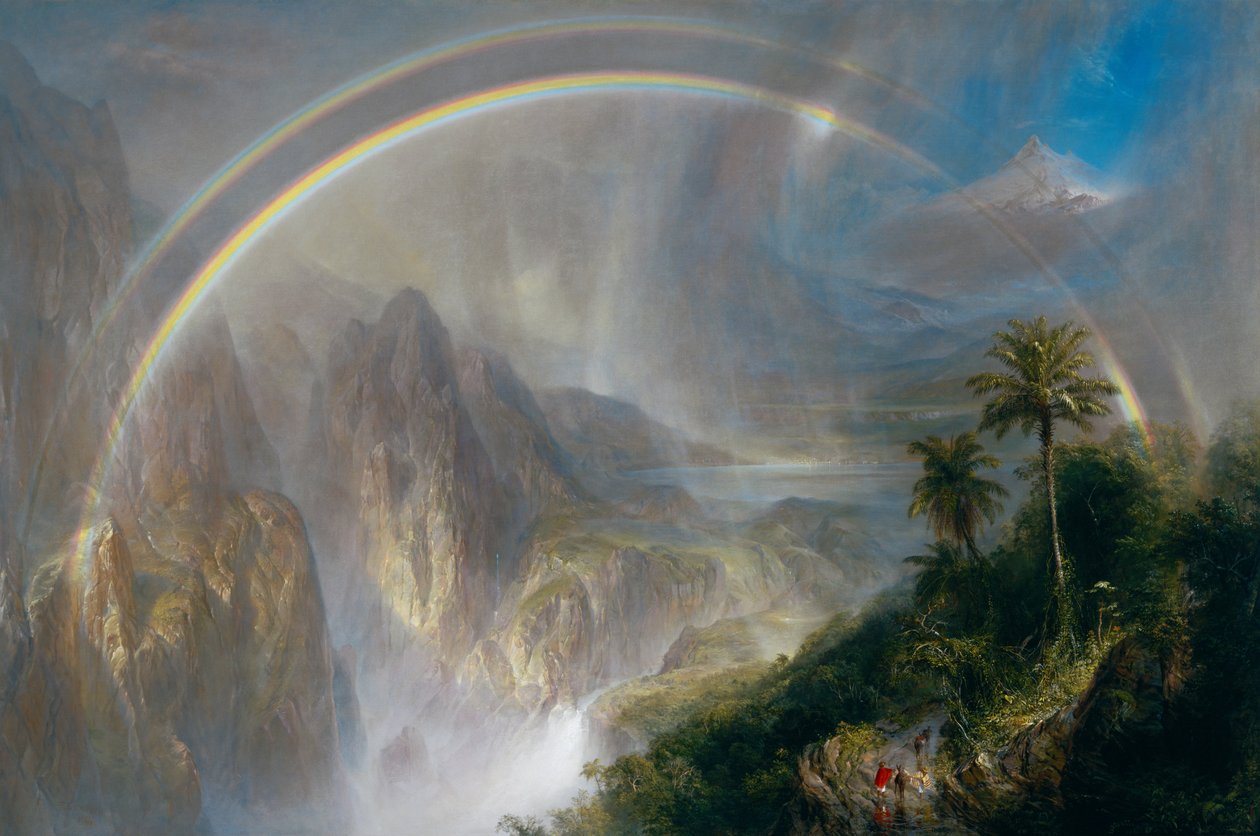 Tropiklerde Yağmur Mevsimi by Frederic Edwin Church