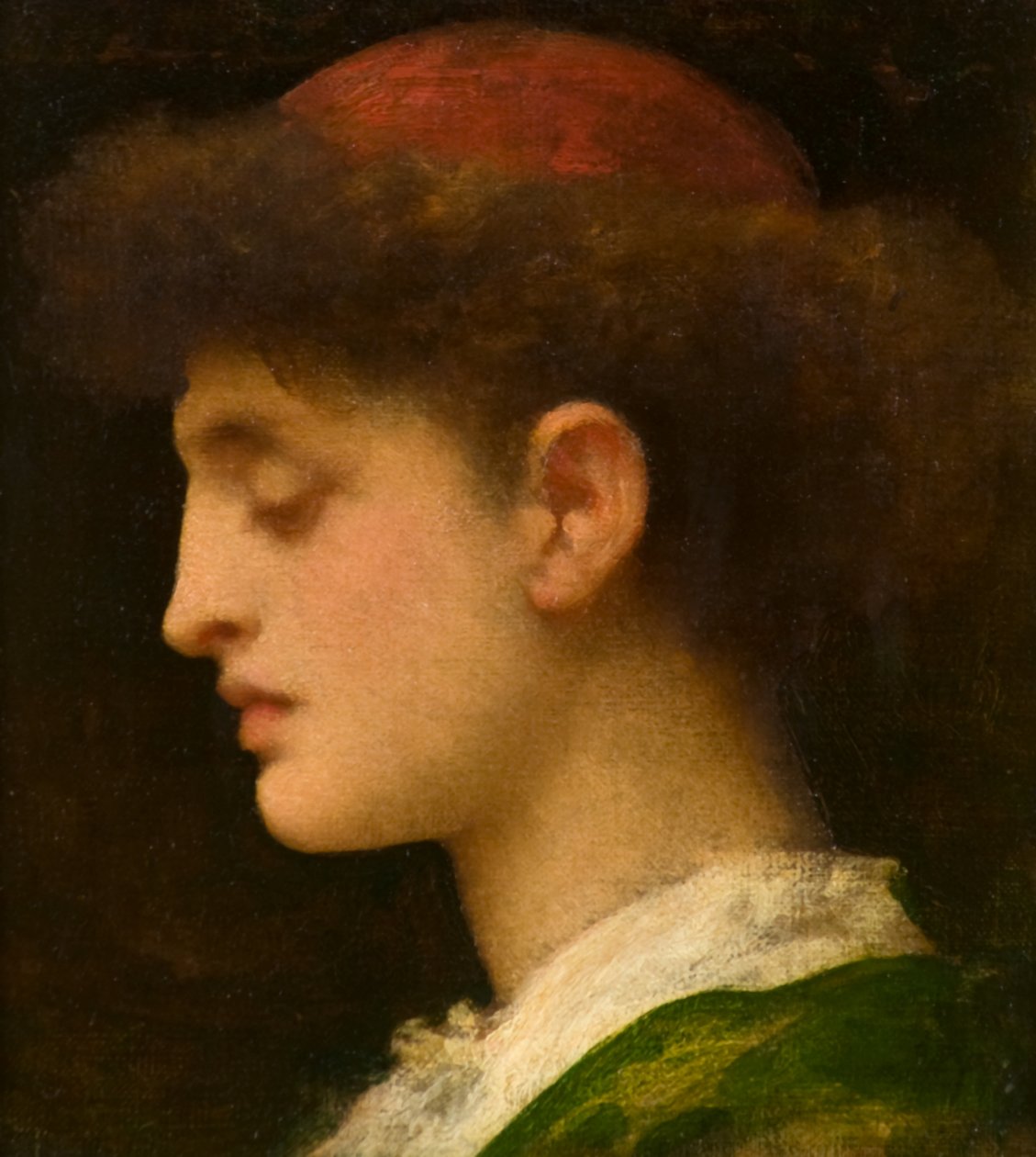 Floransalı Öğrenci by Frederic Leighton