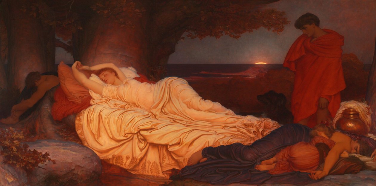 Cymon ve İphigenia, 1884 by Frederic Leighton