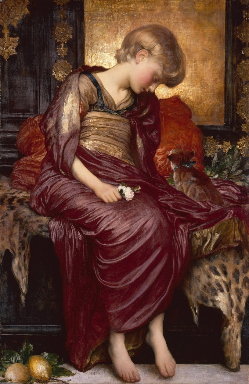 yavru kedi by Frederic Leighton