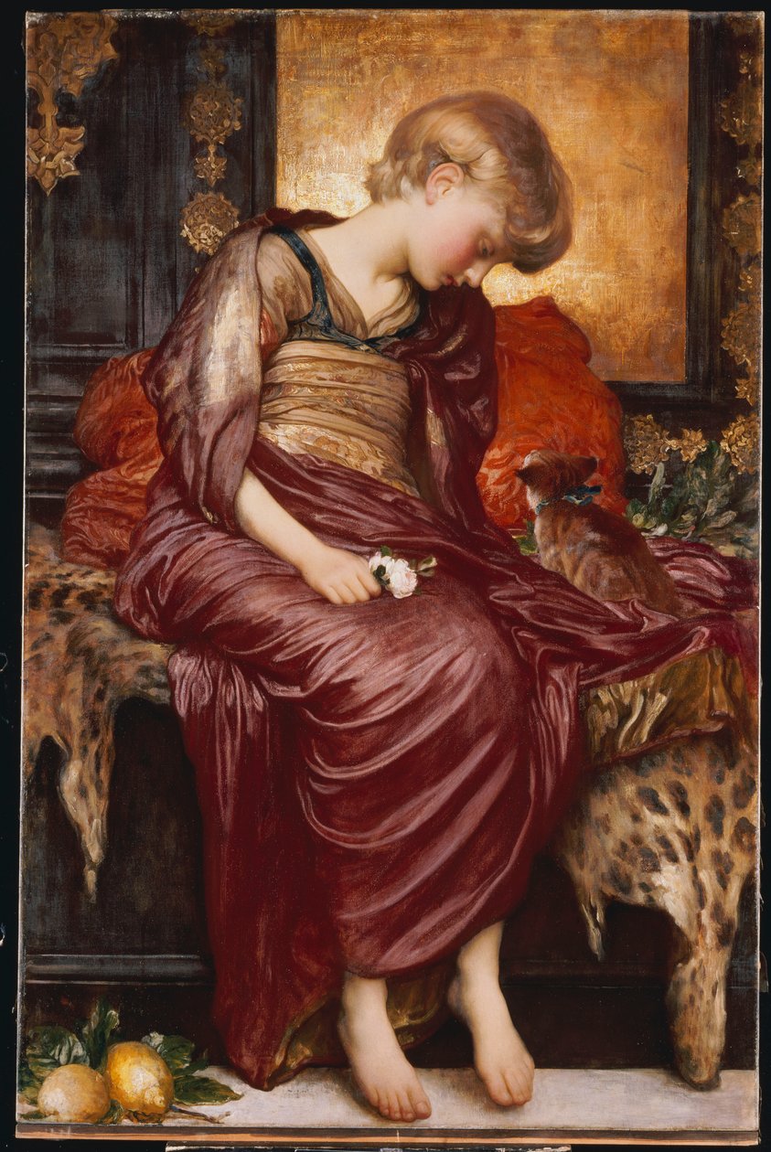yavru kedi by Frederic Leighton