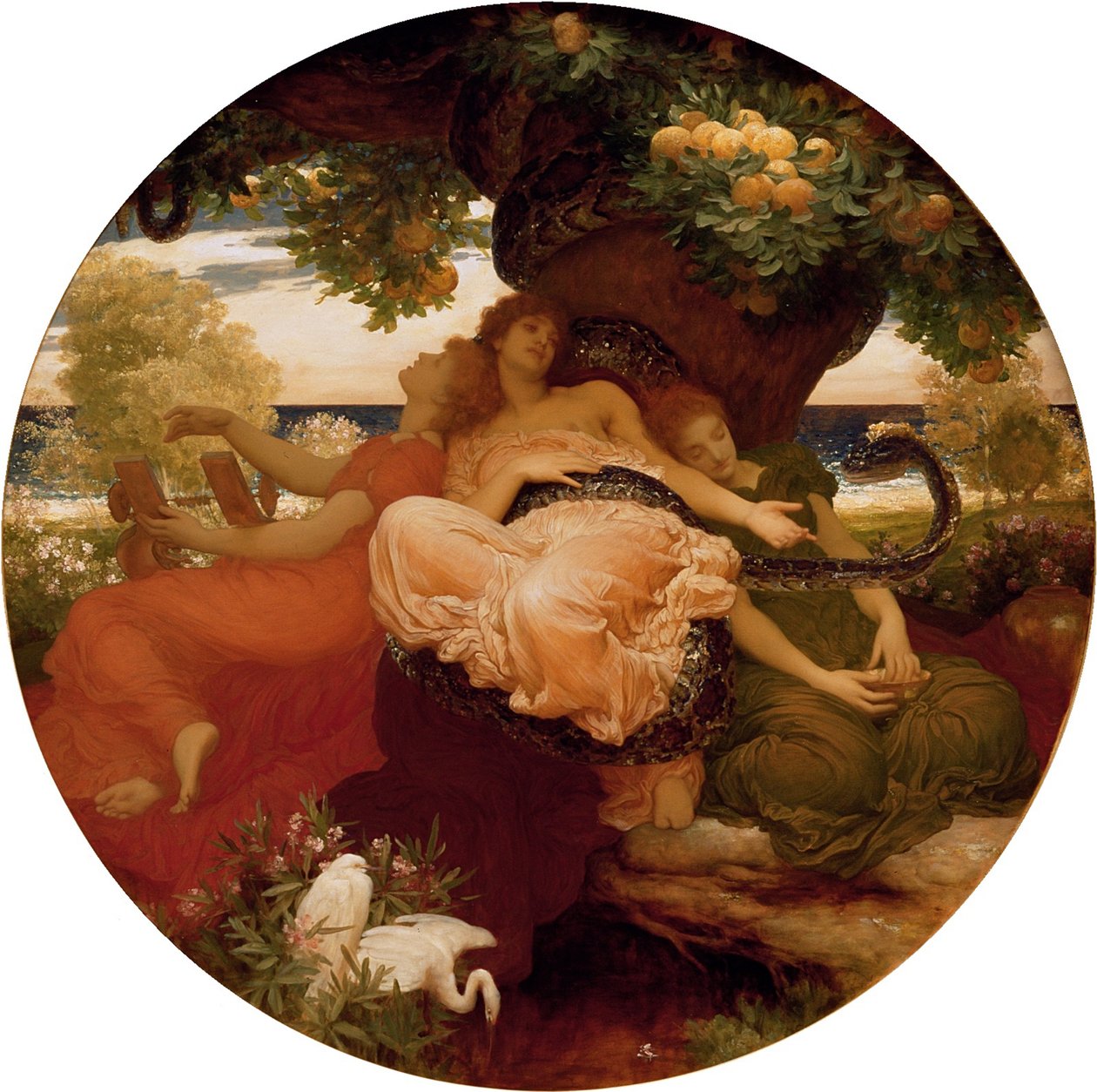 Hesperides Bahçesi, yaklaşık 1892 by Frederic Leighton