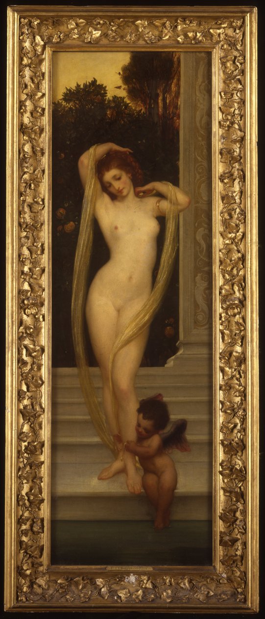 Venüs ve Aşk Tanrısı by Frederic Leighton
