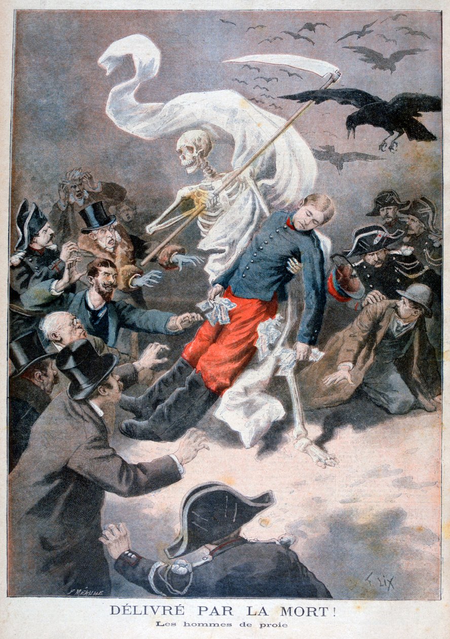 Ölüm tarafından teslim edildi!, 1896 by Frederic Lix