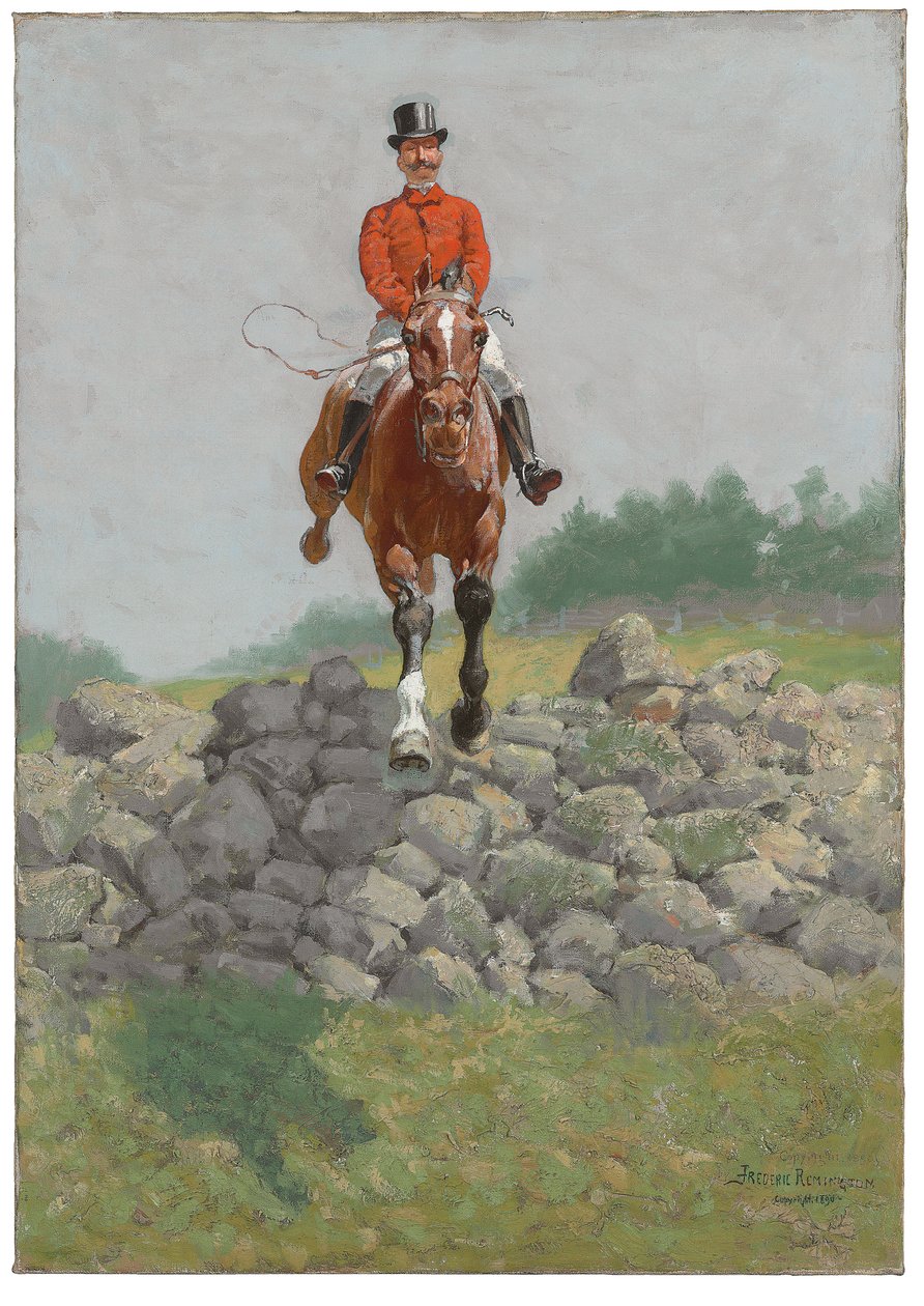 Avcı Bir Adam by Frederic Remington