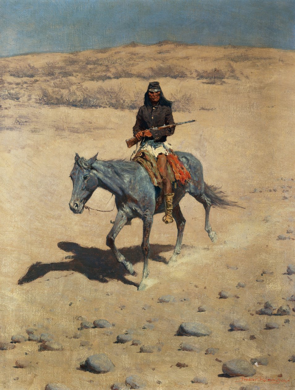 Apaçi İzci by Frederic Remington