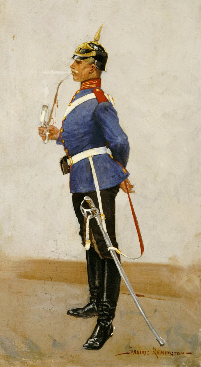 Piyade Subayı, Tam Elbise by Frederic Remington