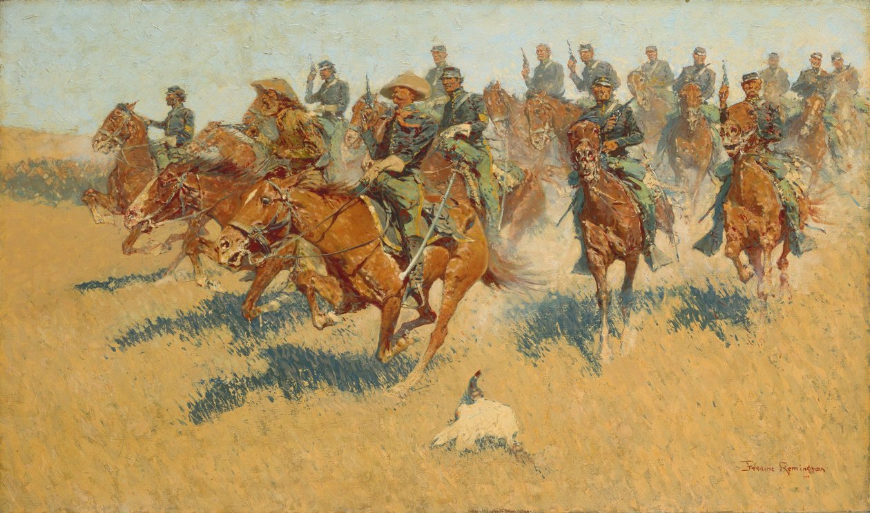 Güney Ovalarında by Frederic Remington