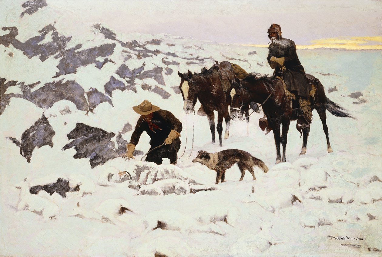 Donmuş Çoban, 1900 by Frederic Remington