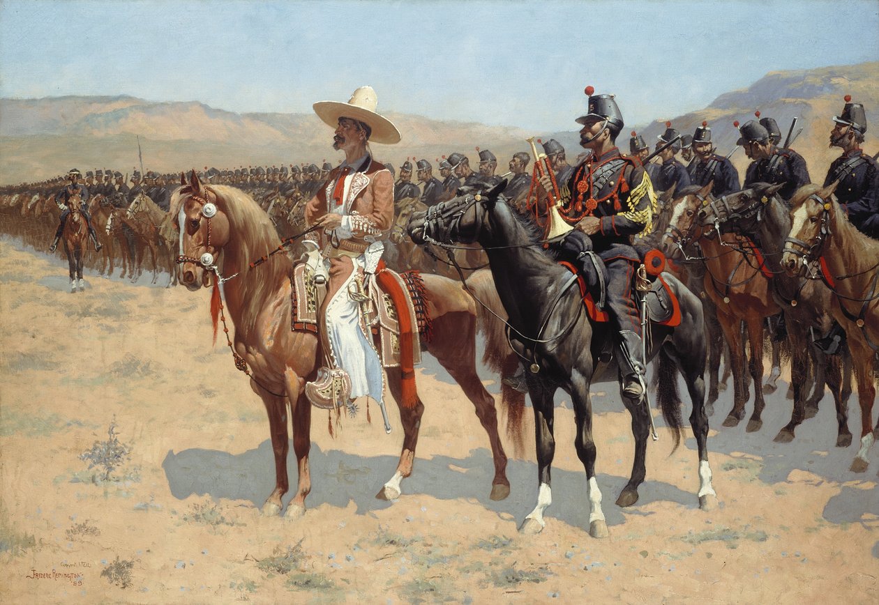 Meksikalı Binbaşı, 1889 by Frederic Remington