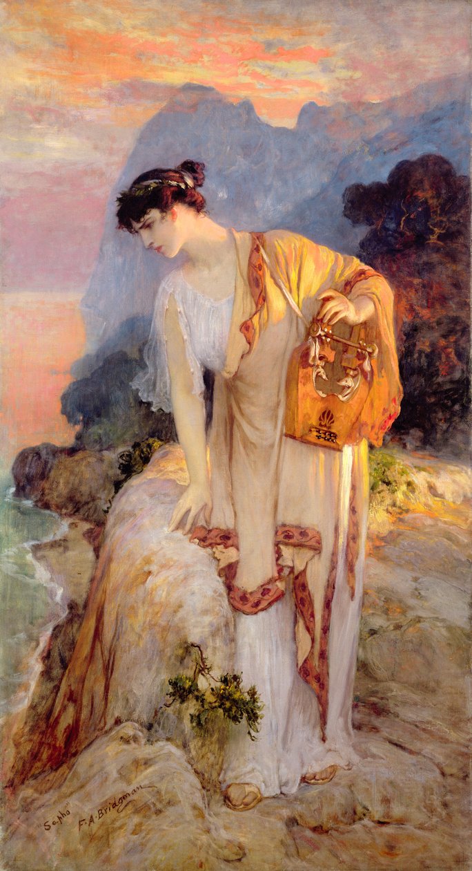 Sapfo c. 1910 by Frederick Arthur Bridgman